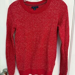 Sparkly Red Tommy Hilfiger Long-Sleeved Top